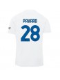 Moški Nogometna dresi replika Inter Milan Benjamin Pavard #28 Gostujoči 2023-24 Kratek rokav
